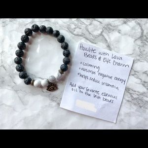 Howlite Crystal Bracelet